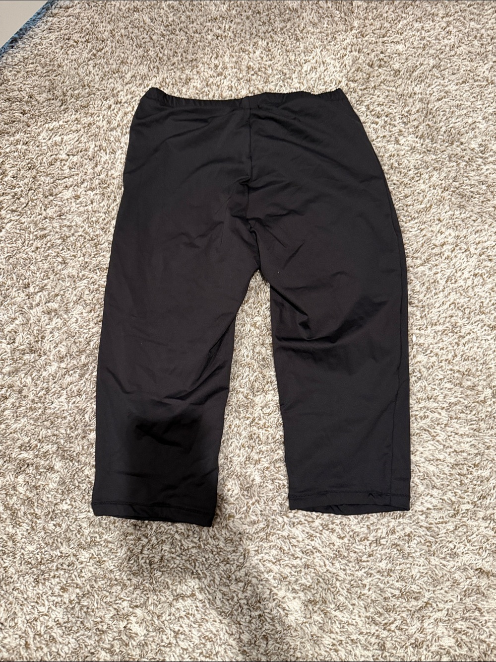Skims Signature Swim 3/4 Swim Pants Onyx - Picture 3 of 4